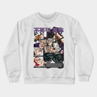 Sanemi Shinazugawa 01: The Tempestuous Wind Hashira Design Crewneck Sweatshirt